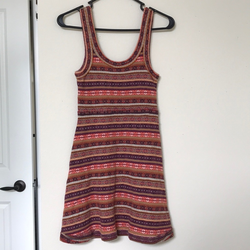 Short sleeve sweater dress